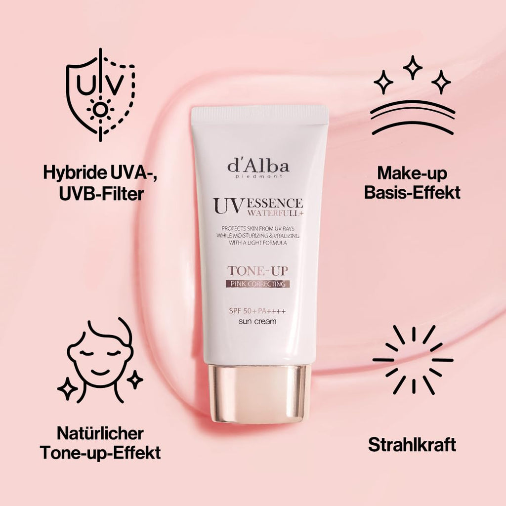 d'Alba Waterfull Tone-up Sunscreen LSF 50+ PA++++ weisser Trueffel verschiede
