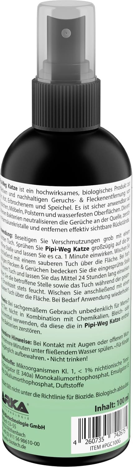 Enzymreiniger gegen Katzenurin | Geruch & Flecken Entferner