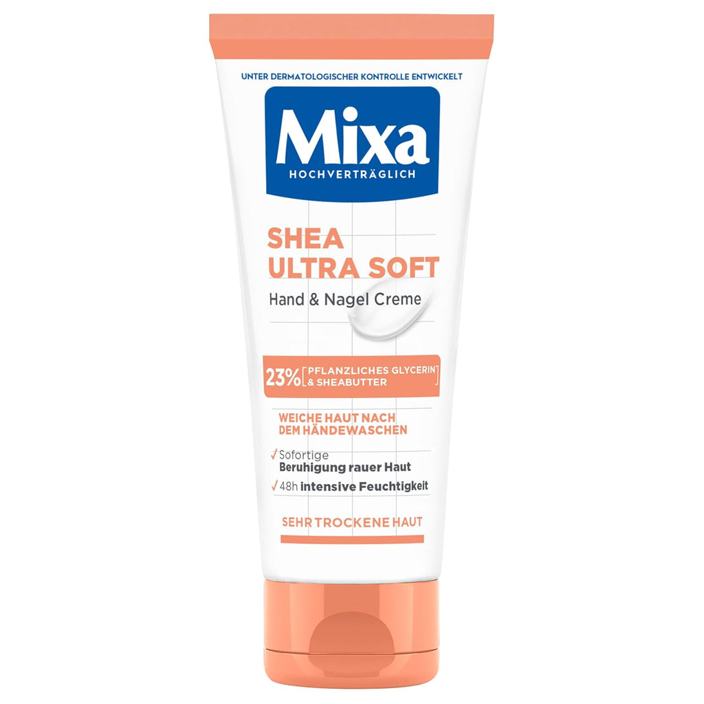Mixa Shea Ultra Soft Handcreme 100 ml fuer trockene und rissige Haende
