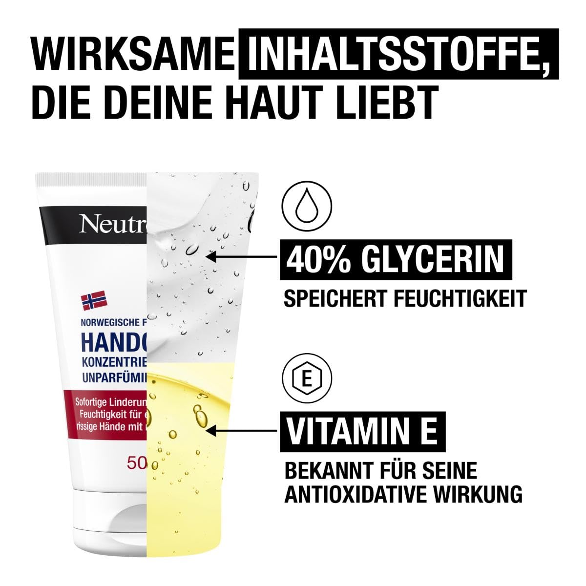 Neutrogena Intense Repair CICA Handcreme fuer sehr trockene Haende