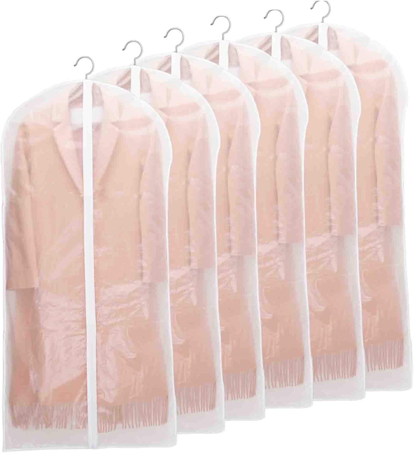 Niviy Kleidersack Anzug 6er Set transparent 60x100 cm