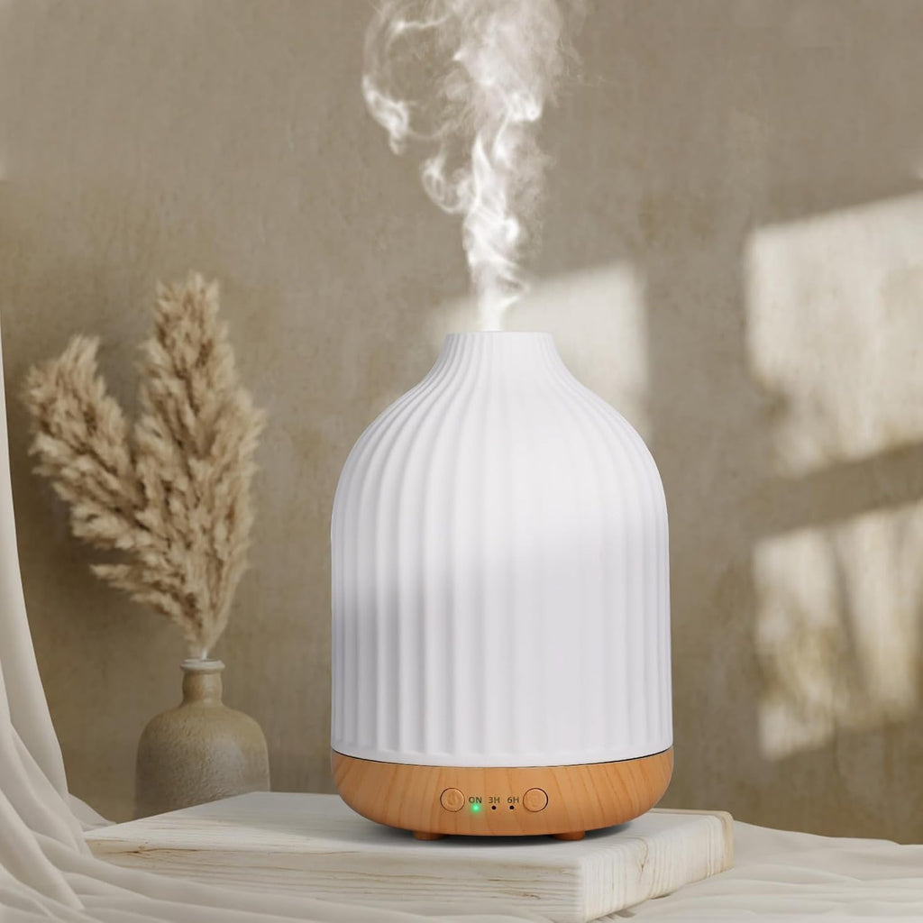 Ultraschall Aroma Diffuser 250 ml Duftdiffusor Luftbefeuchter Weiss