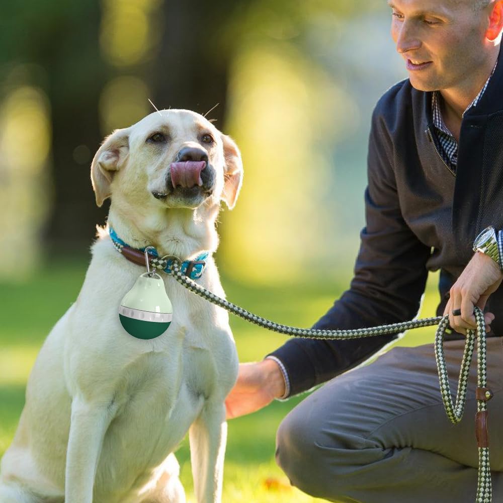 Trinkflasche fuer Hunde mit abnehmbarem Napf Silikon Auslaufsicher