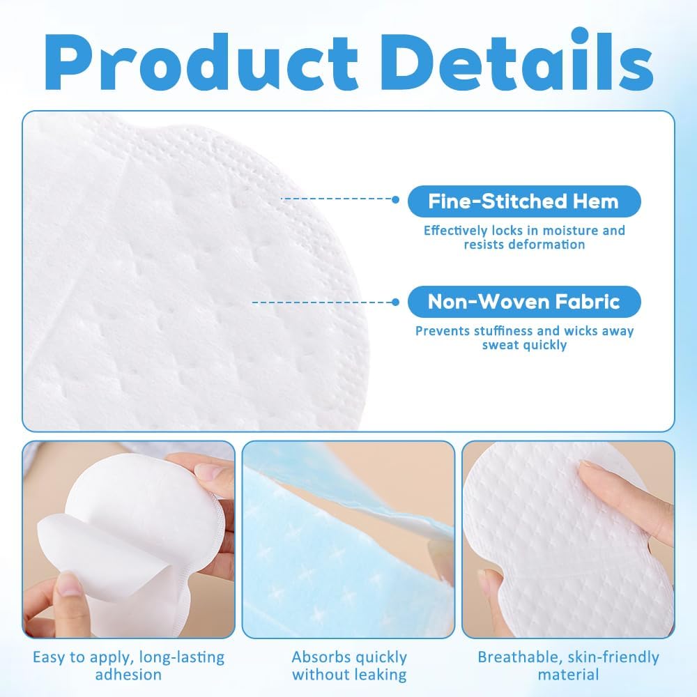 120er Set selbstklebende Achselpads zuschneidbar gegen Schweiss und Geruch