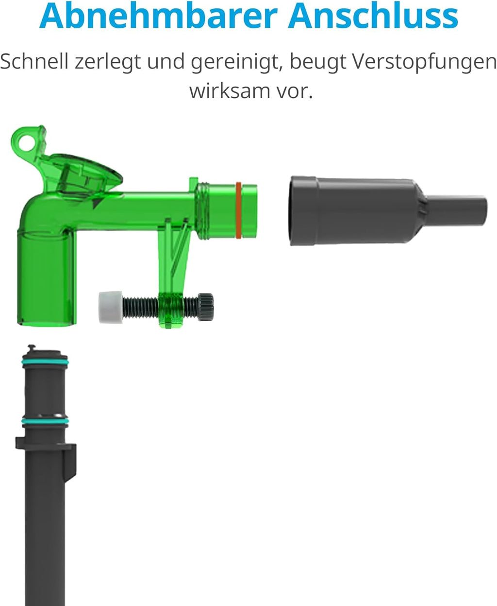 NICREW Aquarium Kiesreiniger Wasserwechsel Handpumpe Bodensauger
