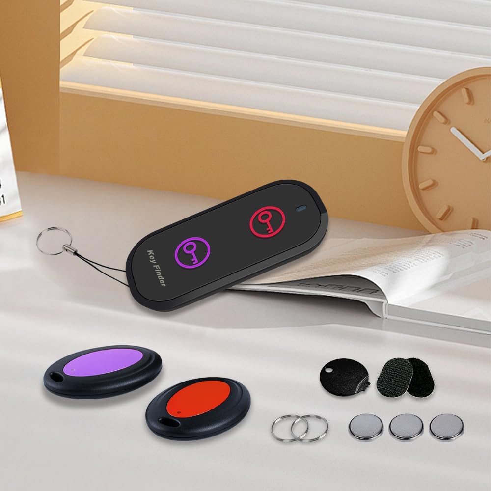 Schluesselfinder Bluetooth mit Alarm und Ton fuer Schluessel Brieftasche