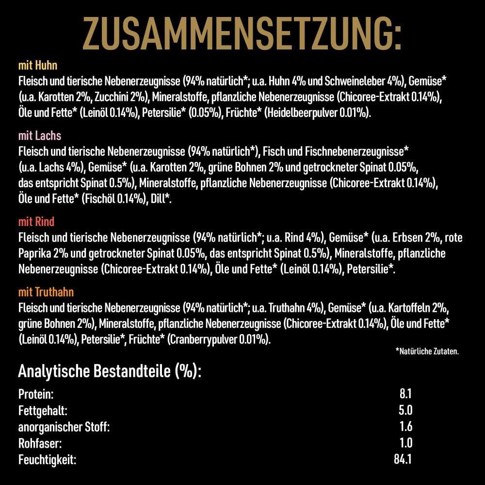 Cesar Hundefutter Nassfutter 24x100g verschiedene Sorten in Sauce