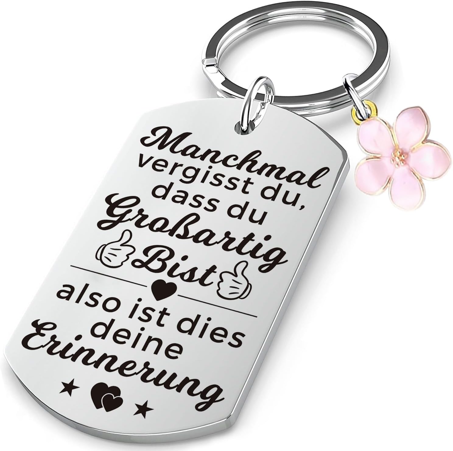 Schluesselanhaenger fuer Damen Valentinstag Geschenk Adventskalender Fuellung