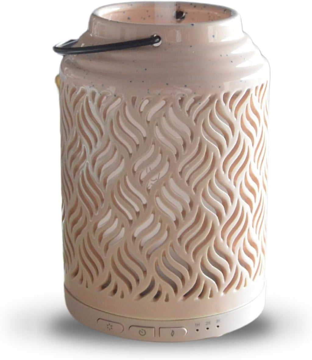 Zen Arôme WLAN Aroma Diffuser Holz Keramik kompatibel mit Alexa Google Home
