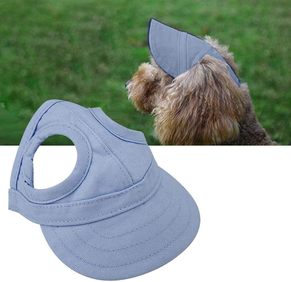 Haustier Baseball Cap verstellbar S-L Blau - Sonnenschutz Reise Sport