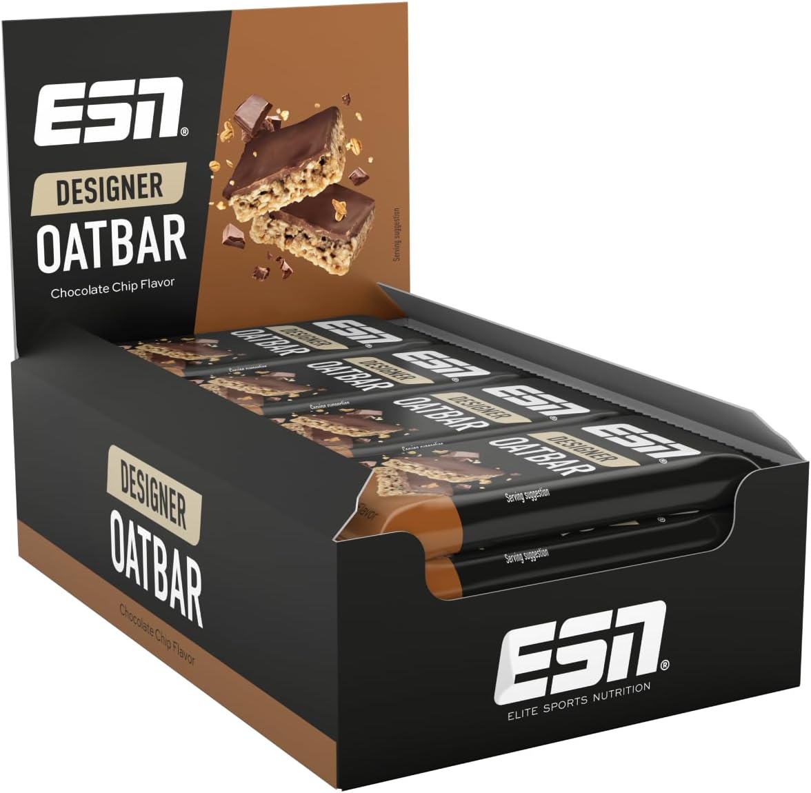 ESN Designer Oat Bar 12 x 100 g Schoko Chip Hafer Riegel verschiedene Sorten