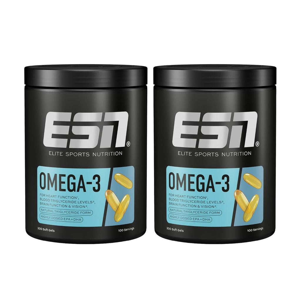 ESN Omega-3 Fischoel 60 - 300 Kapseln 1200 mg EPA 900 mg DHA Tagesdosis