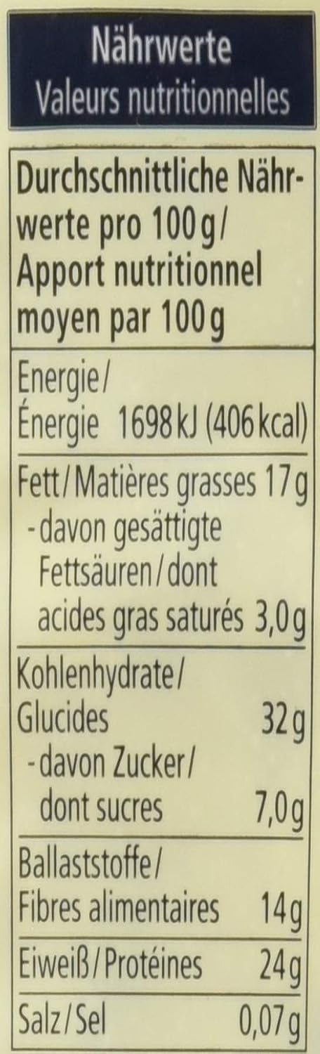 Bio Protein Muesli Fruehstuecks-Muesli ballaststoffreich