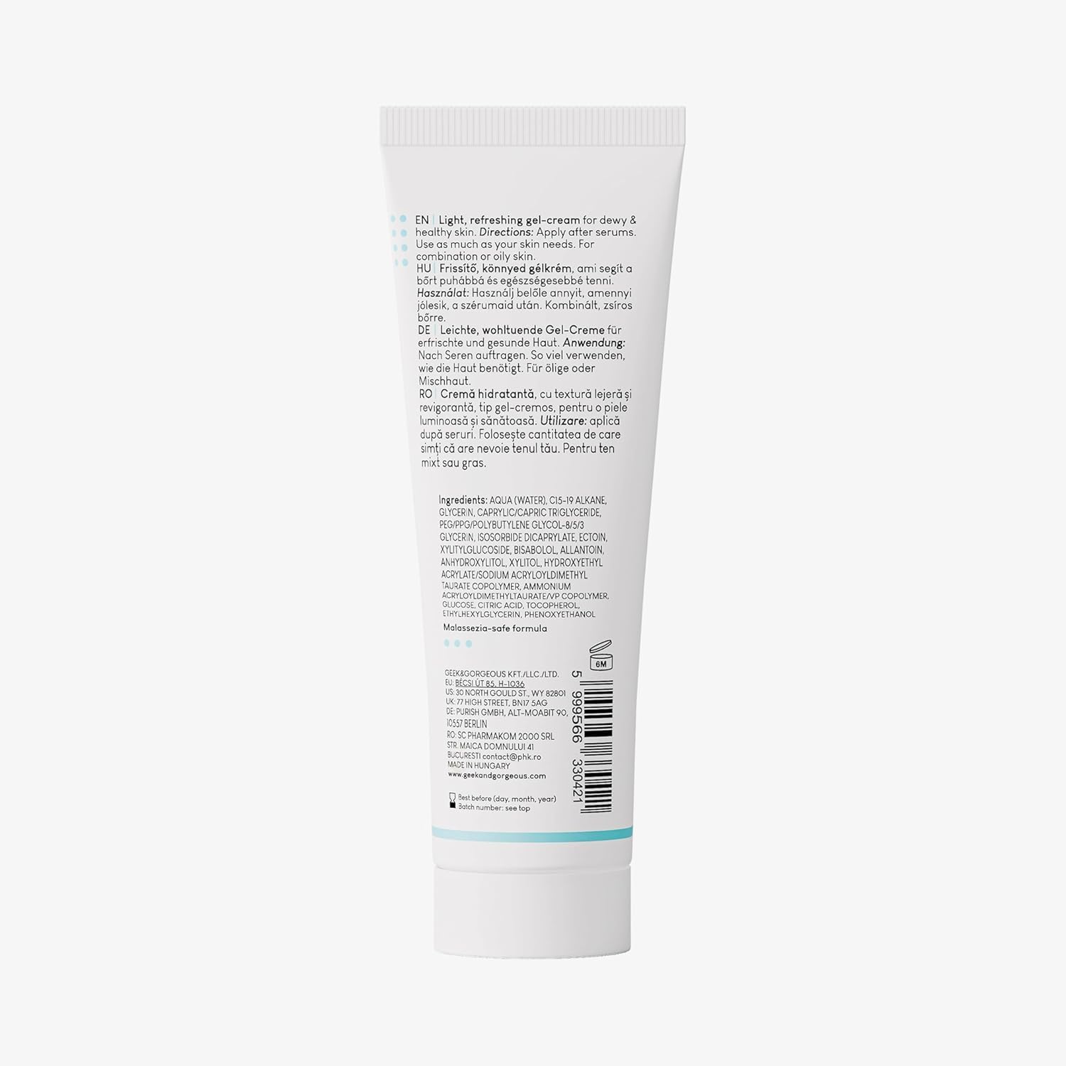 Geek & Gorgeous Hydration Station Gelcreme 50 ml leicht erfrischend Mischhaut