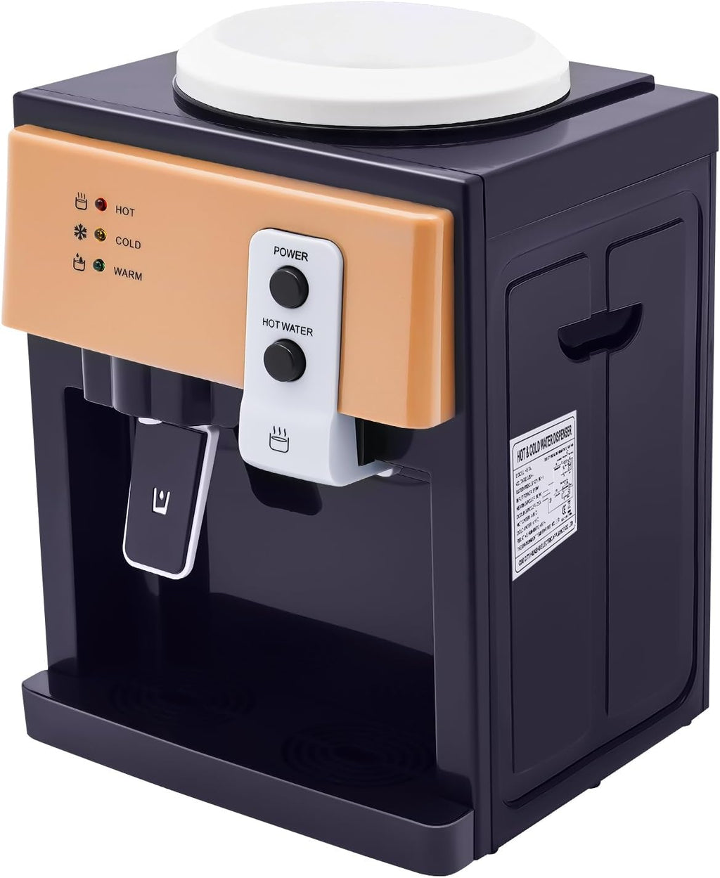 Elektrischer Wasserspender 5 L 550 W fuer Haushalt Buero, heiss und kalt, 220 V