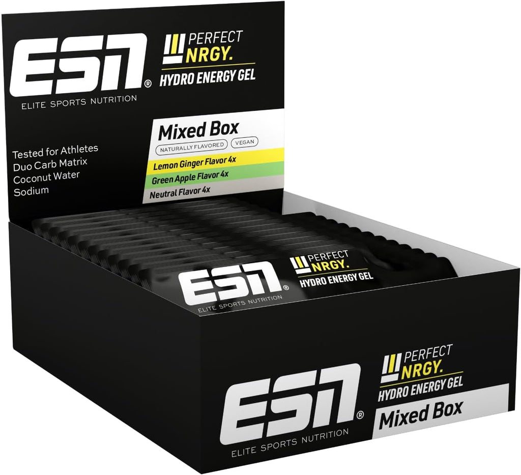 ESN Perfect NRGY 12 x Energiegels verschiedene Sorten Kohlenhydratgel