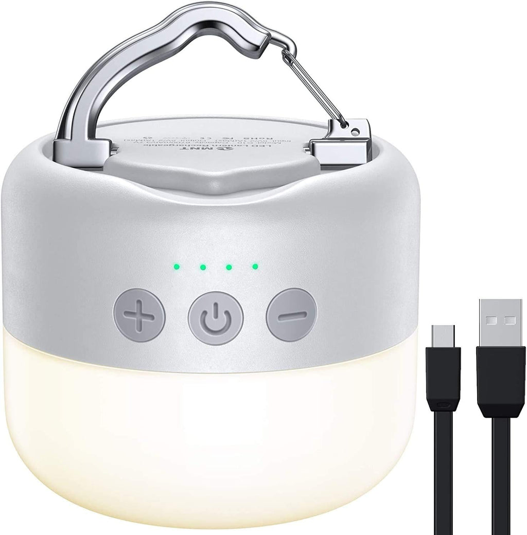 Campinglampe LED USB 5200 mAh stufenlos dimmbar 4 Helligkeitsstufen Magnet