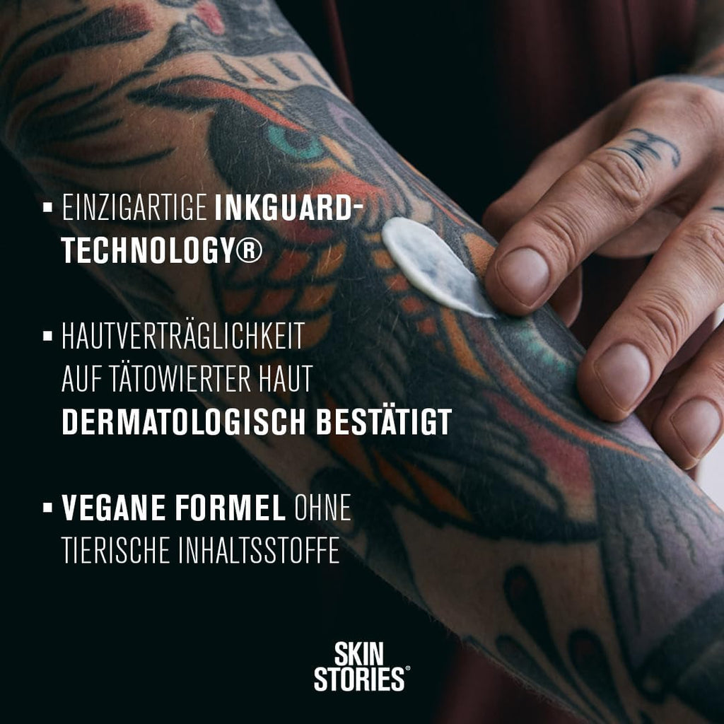 Skin Stories Sun Lotion LSF 50+ 100 ml Tattoo-Sonnenschutz mit InkGuard Technolo