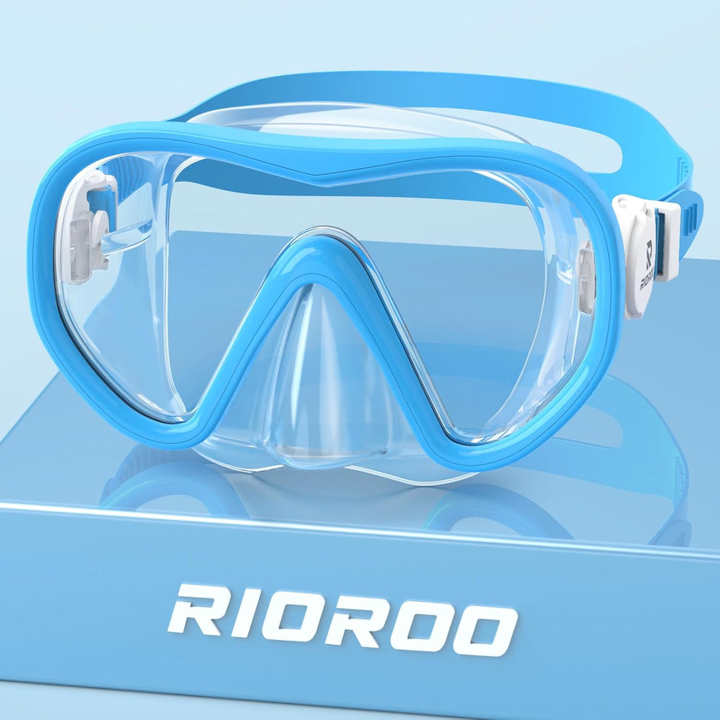 Kinder Schwimmbrille 180° Panorama Taucherbrille Anti-Beschlag Auslaufsicher