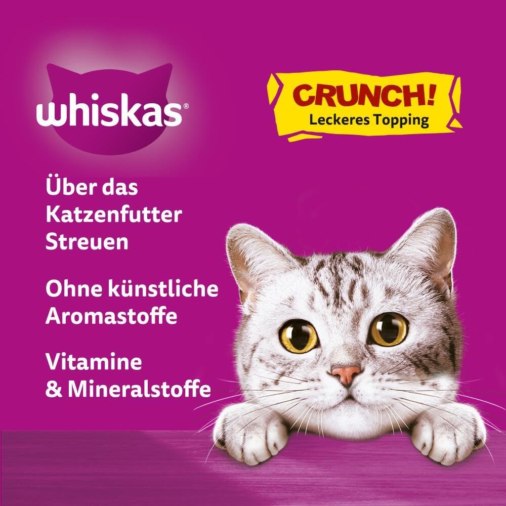 Whiskas Katzen Snacks Becher mit Vitamin E 6 x