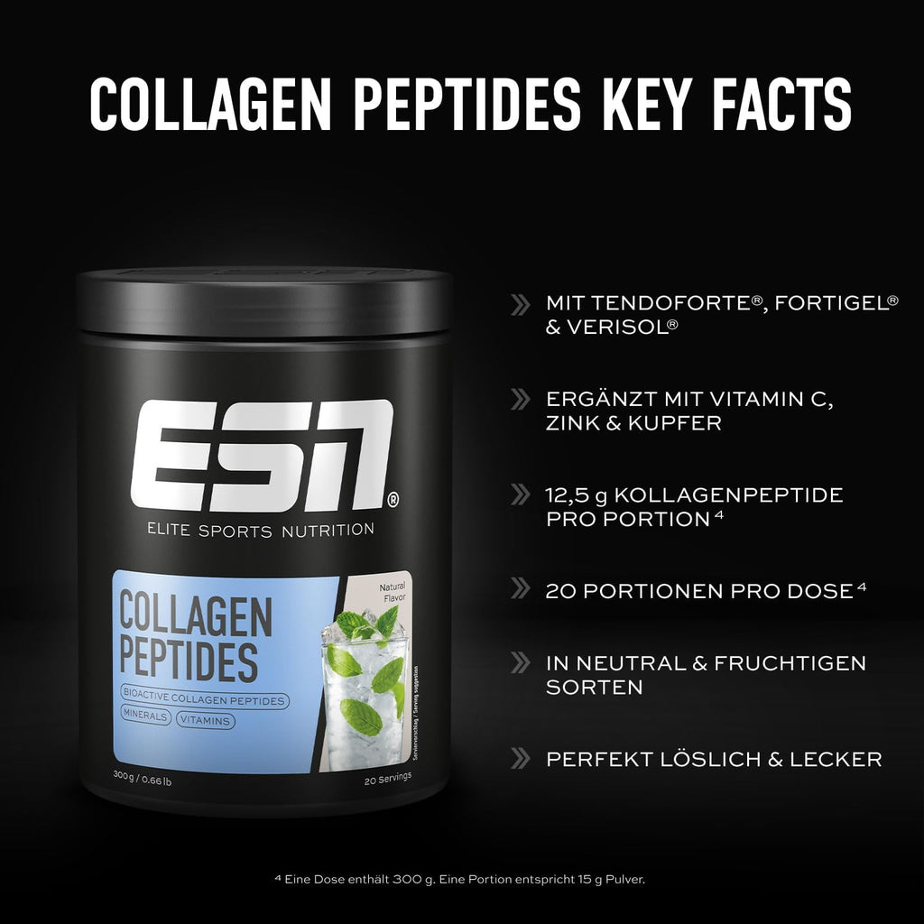 ESN Collagen Peptides Fresh Cherry Made in Germany verschiedene Sorten