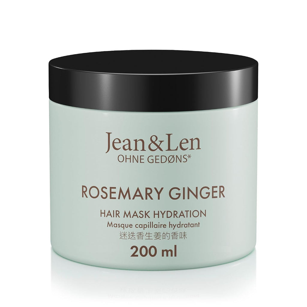 Jean & Len Haarkur Rosemary Ginger 200 ml fuer trockenes, strapaziertes Haar