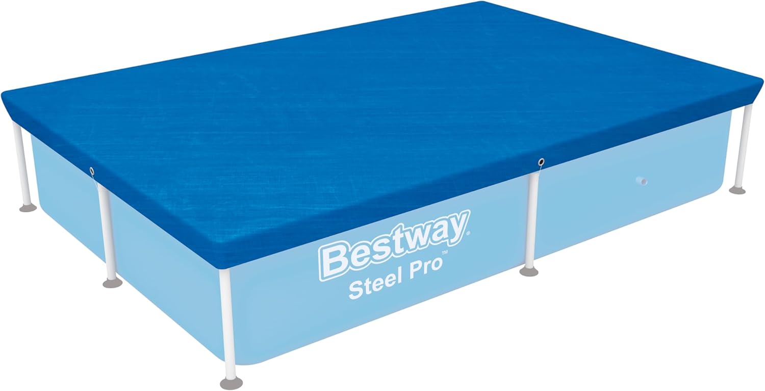 Bestway Abdeckplane PE 224×154 cm eckig blau