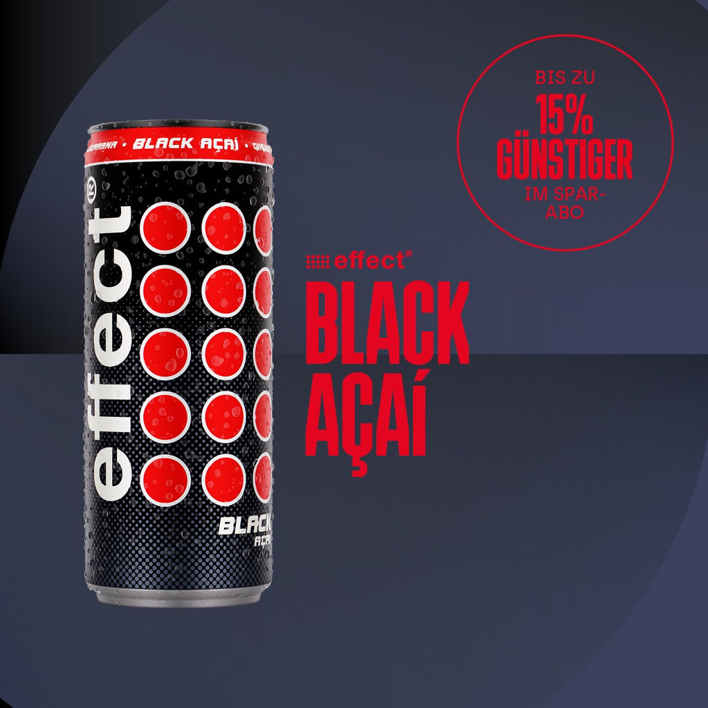 effect Black Acai Energy Drink 24 x Dose koffeinhaltig