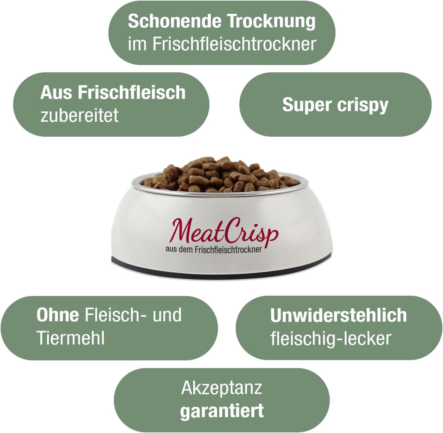 Katzen Trockenfutter Sterilisiert 82% Fisch 1,5kg MeatCrisp PLATINUM