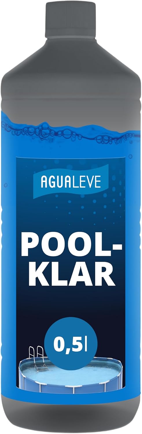 AGUALEVE Poolklar Kristallklar Formel fuer klares Poolwasser Made in Germany