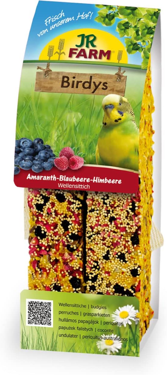 JR FARM Birdys Wildvogelfutter Amaranth Blaubeere Himbeere 130 g