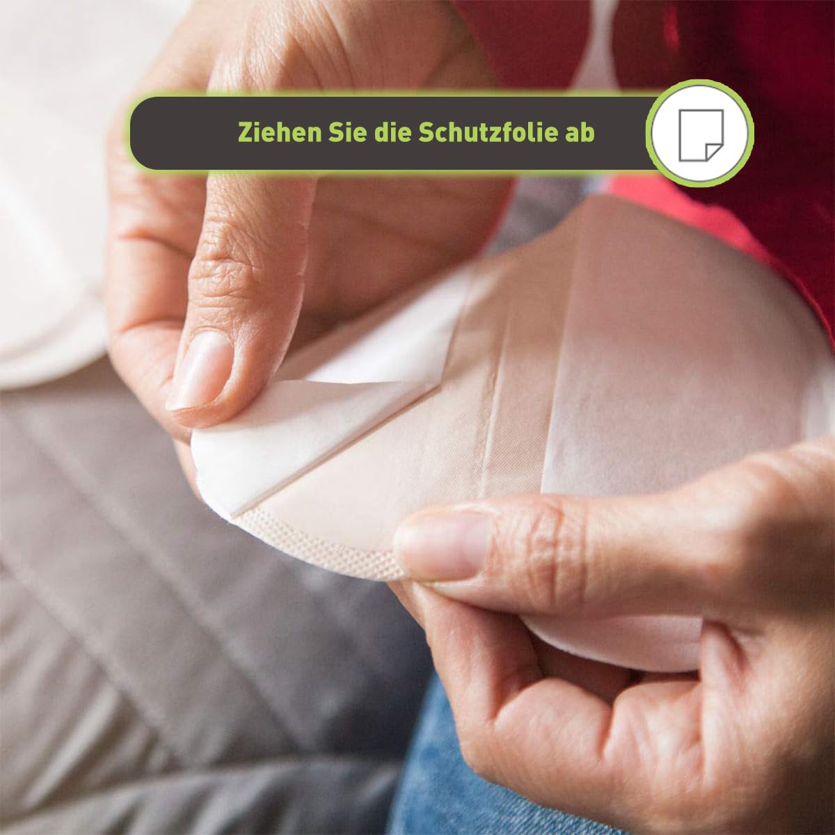 O³ Achselpads 50 Paar (100 Stk) zuschneidbar Schutz gegen Schweiss und Geruch