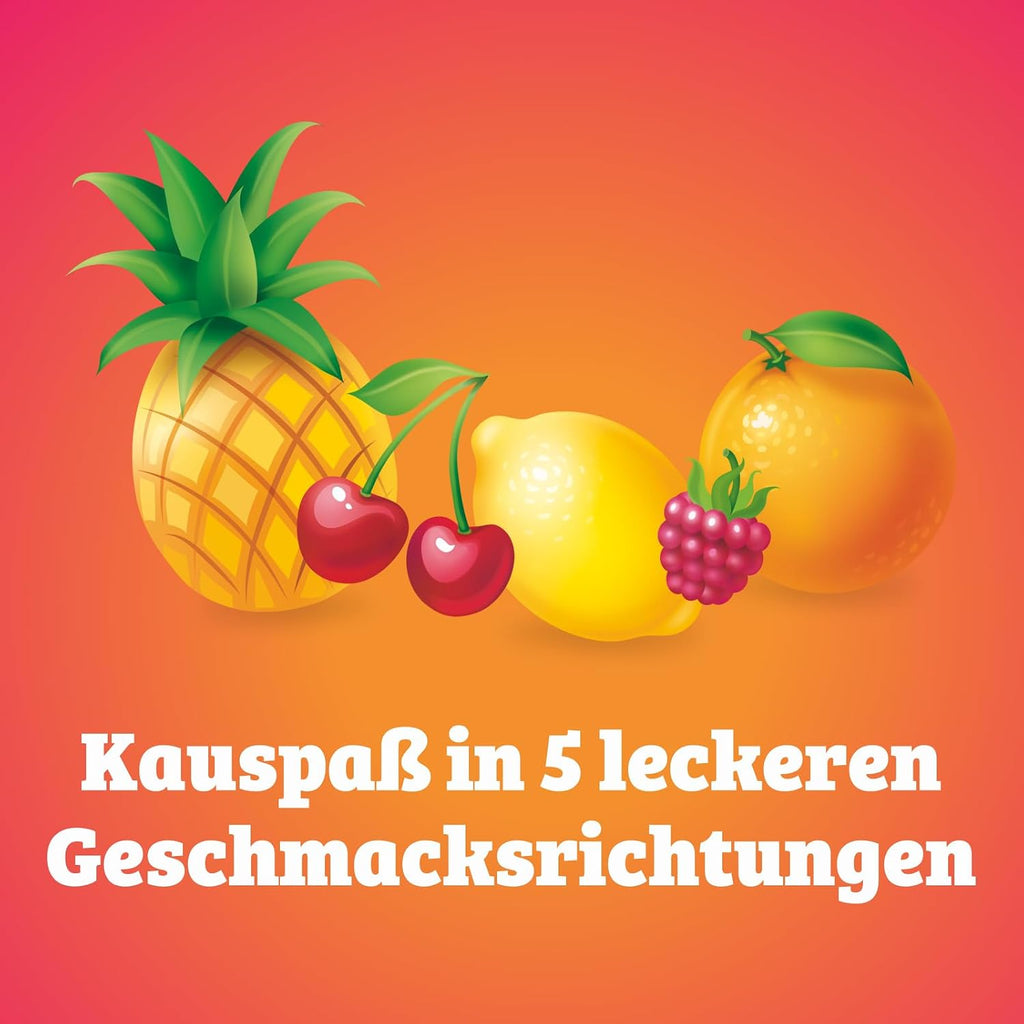 Kaufruechtchen Kaubonbons 1000 g Mix 5 Fruchtgeschmacksrichtungen