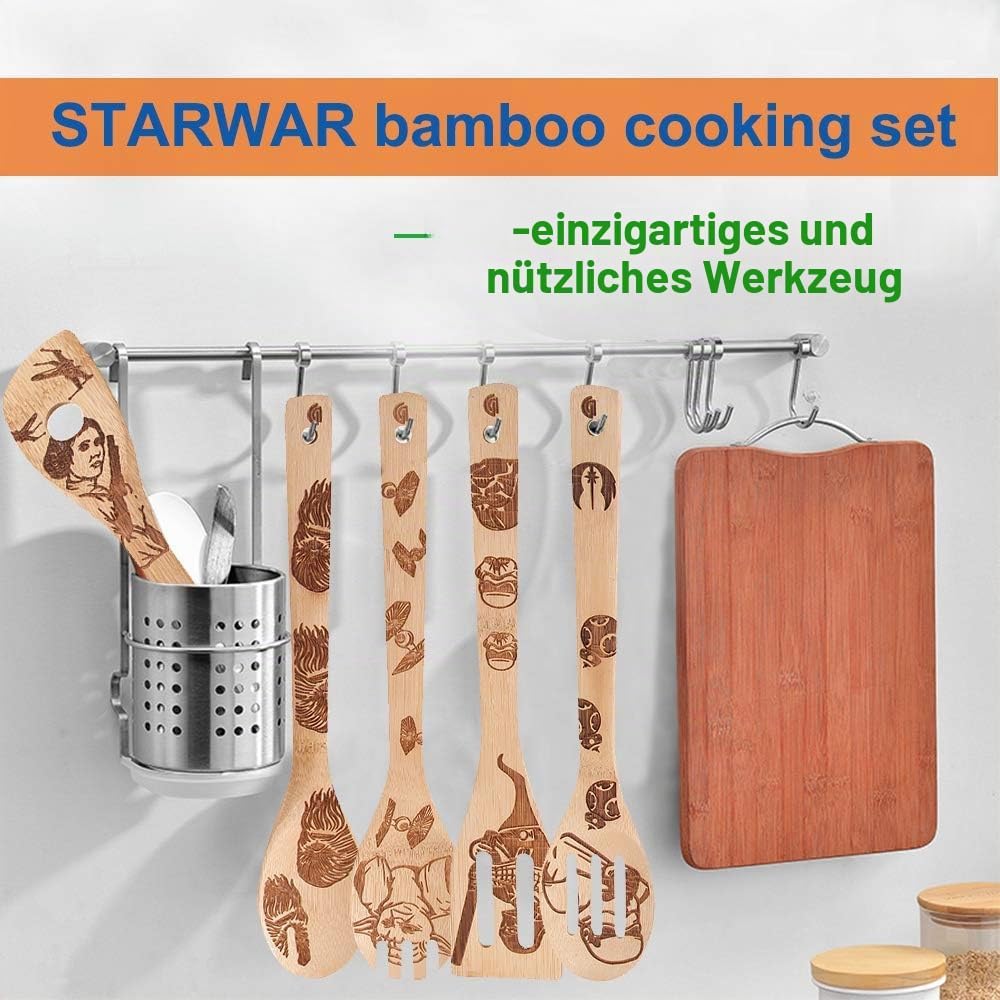 Star Wars Holz Kochutensilien Set Kuechenhelfer Geschenk Fans