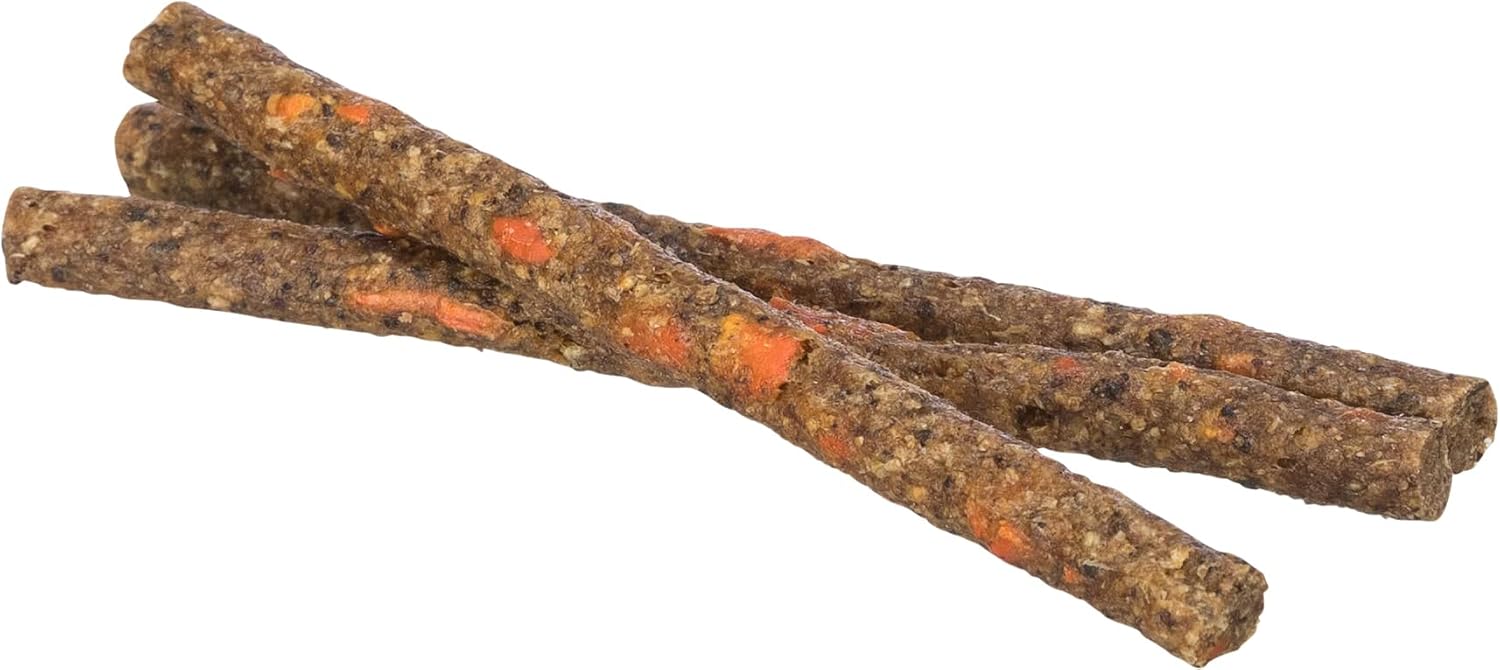 Trixie Hundeleckerli Insekten Snack Sticks mit Mehlwuermern 80g Packung mit 4