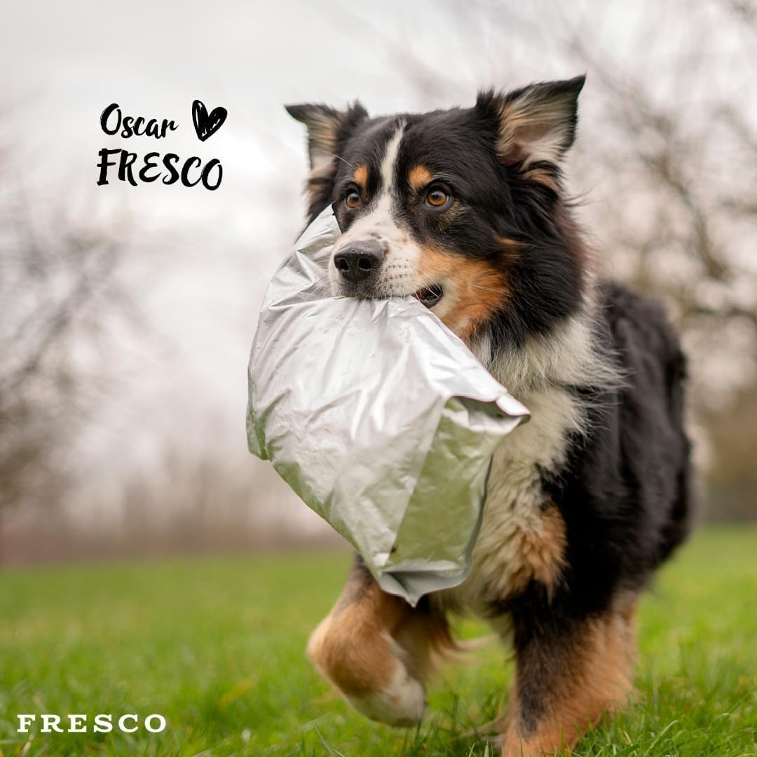 FRESCO Dog NassBARF Rind 12x400g Hundefutter getreidefrei verschiedene Sorten Mo