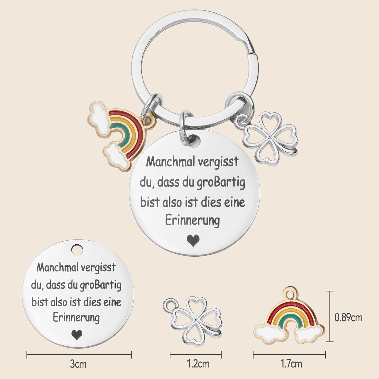 Schluesselanhaenger Geschenk fuer Frauen Geburtstagsgeschenk Freundin Mama Schweste