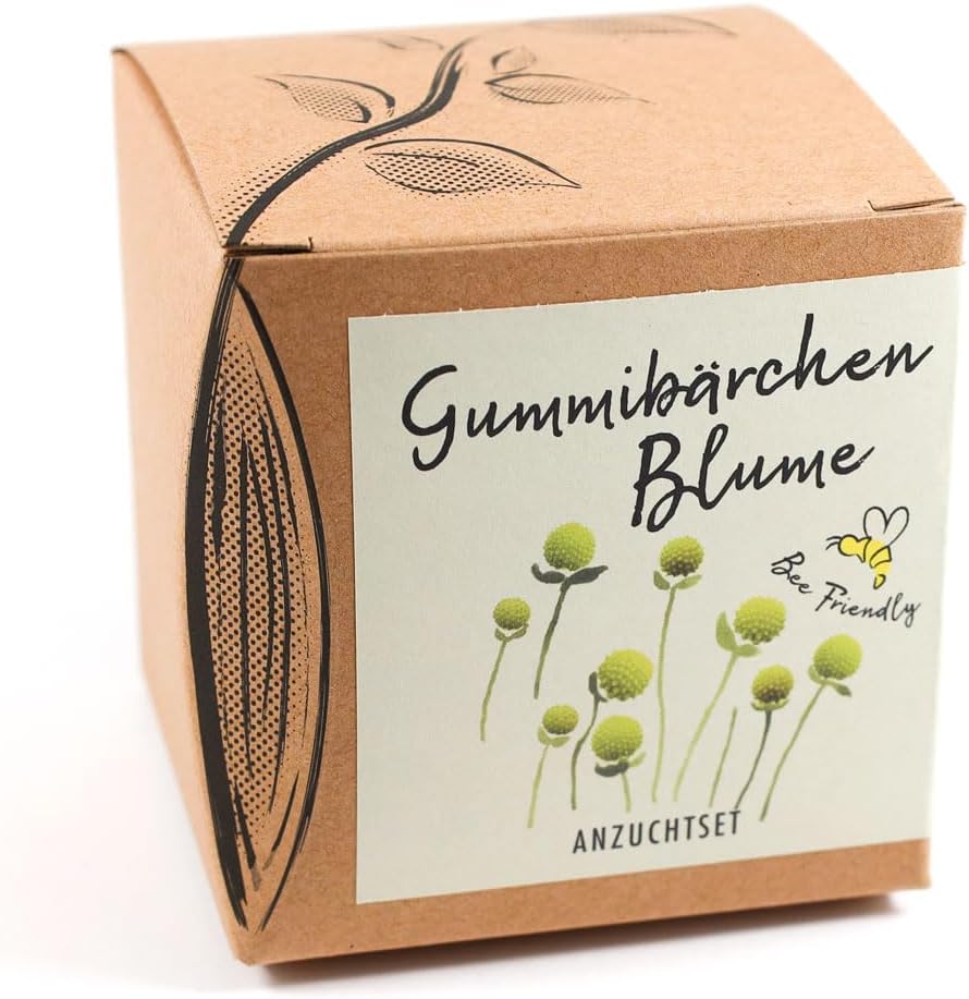 Gummibaerchenblume Anzuchtset 8,7cm Geschenk Pflanzset