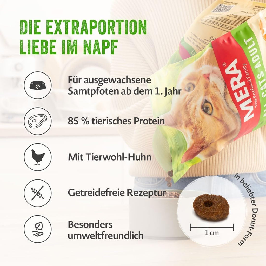 MERA Cats Nature Huhn Katzenfutter getreidefrei verschiedene Sorten