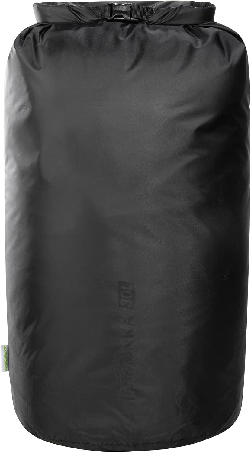 Tatonka Dry Sack Packsack wasserdicht Rollverschluss Steckschliesse schwarz