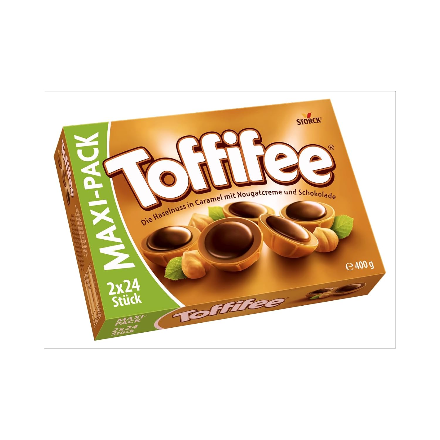 Toffifee Haselnuss Karamell mit Nougatcreme und Schokolade