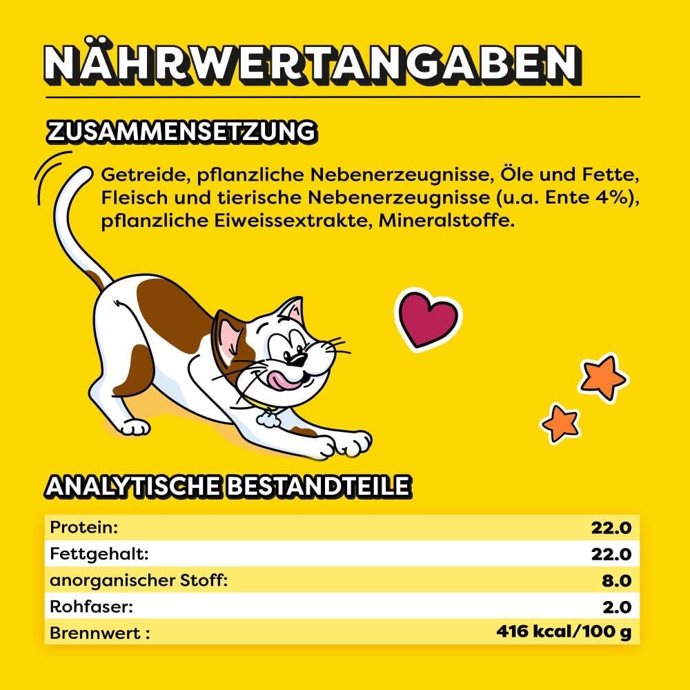 Dreamies Katzensnacks 12x60g () verschiedene Sorten Huhn Kaese Lachs