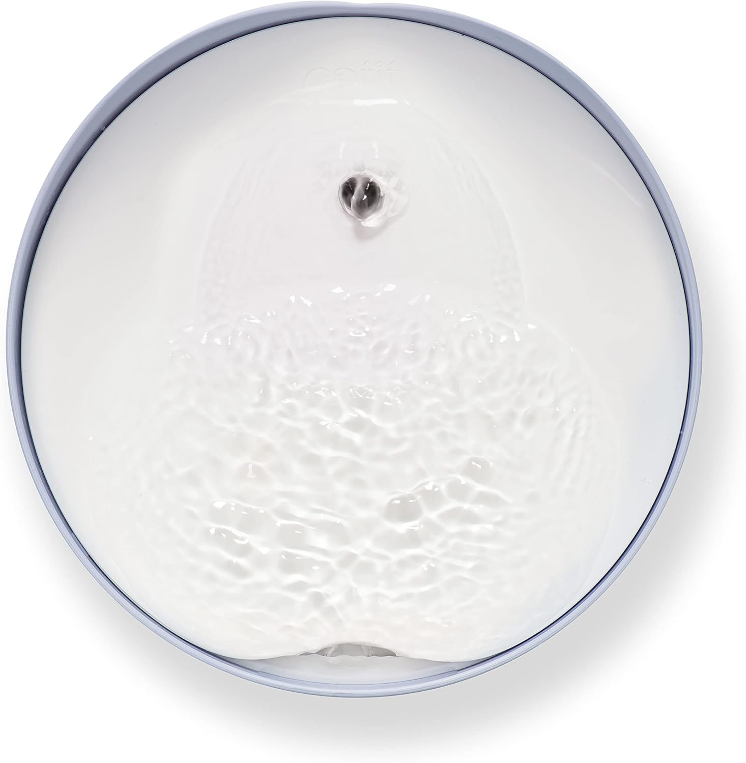 Catit Pixi Trinkbrunnen 2,5L Blau fuer Katzen leiser Wasserspender
