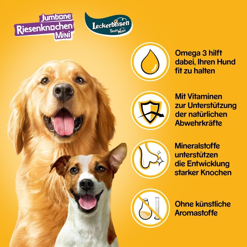 Pedigree Multipack verschiedene Sorten - 24 Rodeo Duos Huhn & Bacon, 4 Jum