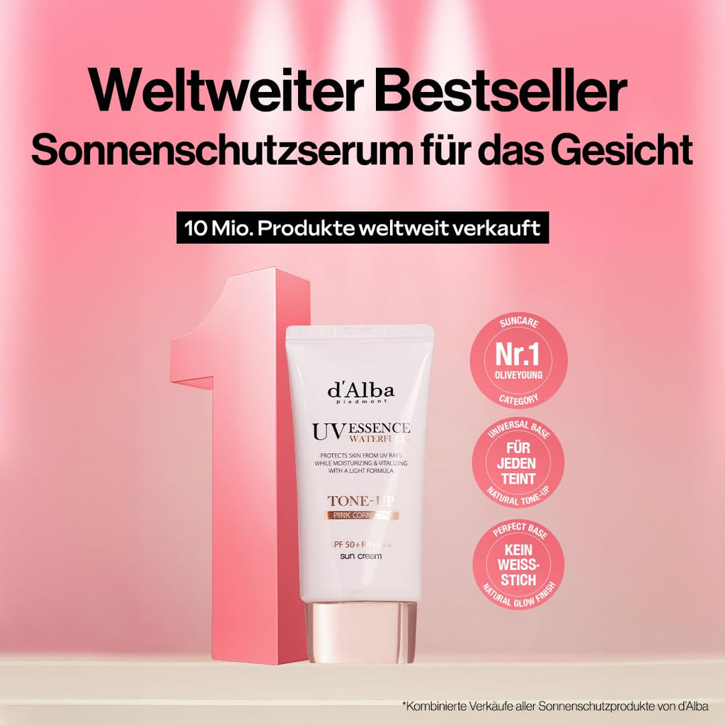 d'Alba Waterfull Tone-up Sunscreen LSF 50+ PA++++ weisser Trueffel verschiede