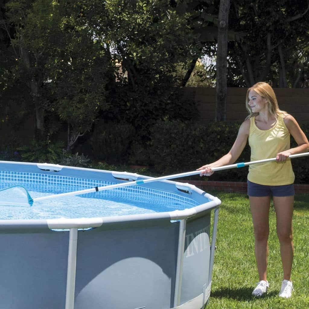 Intex Pool-Reinigungsset 3-tlg Vakuumsauger mit 2,39 m Alu-Teleskopstange