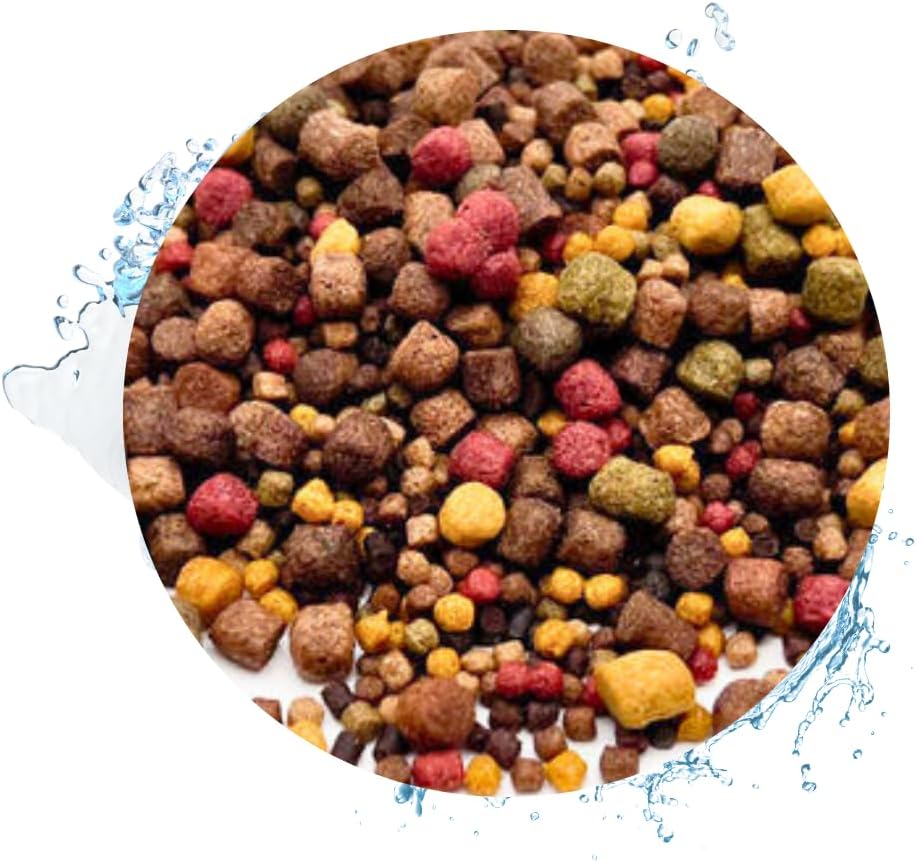 Warnick’s Koifutter 5‑Sorten Mix 3-6 mm Pellets Schwimmfutter