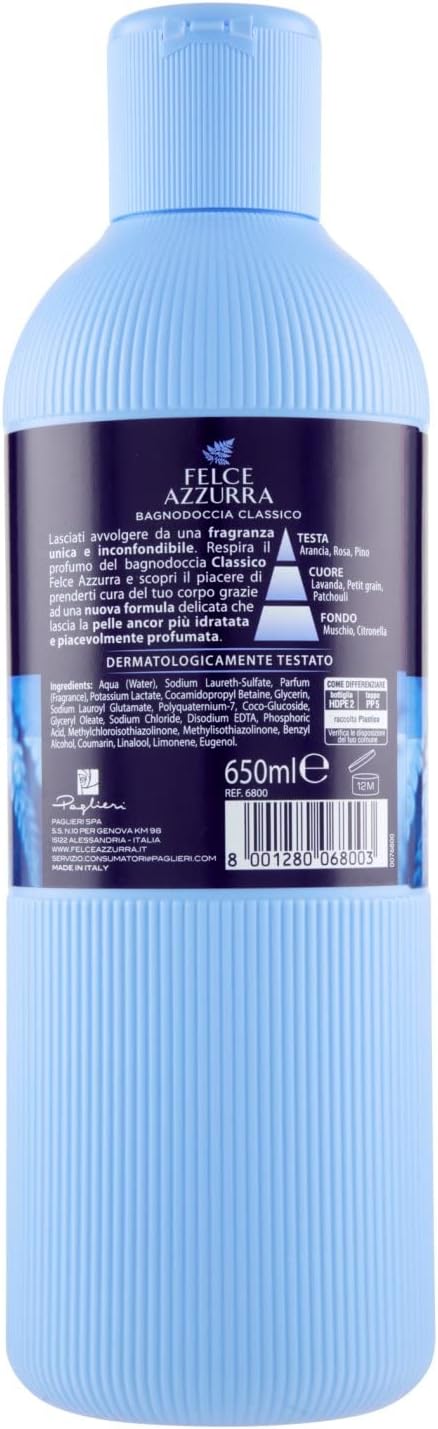 Azzurra Duschbad Classico pH-neutral sanft zur Haut