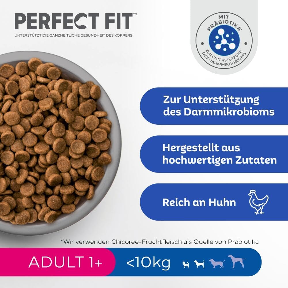 Perfect Fit Trockenfutter fuer kleine Hunde mit Huhn verschiedene Sorten