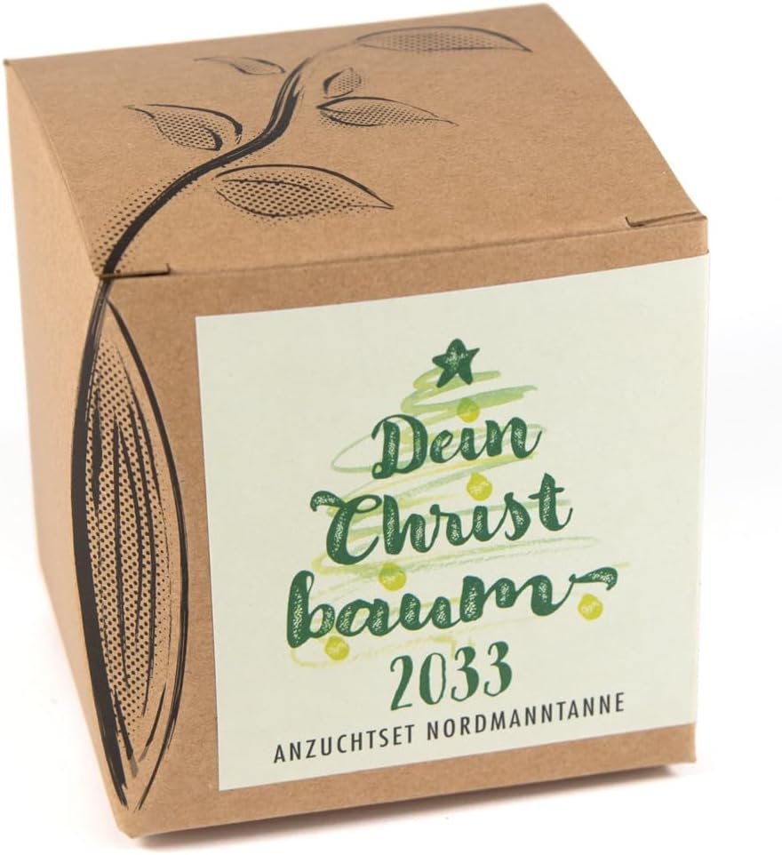 Nordmanntanne Anzuchtset Christbaum Samen Geschenkset Garten Zubehoer